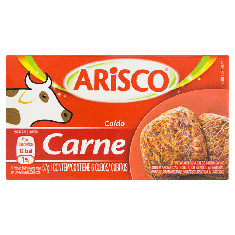 CALDO ARISCO CARNE 57G C/6UN