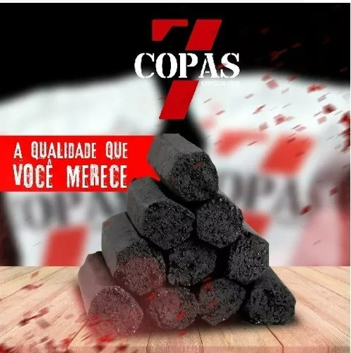 CARVÃO SOLTO SETE COPAS