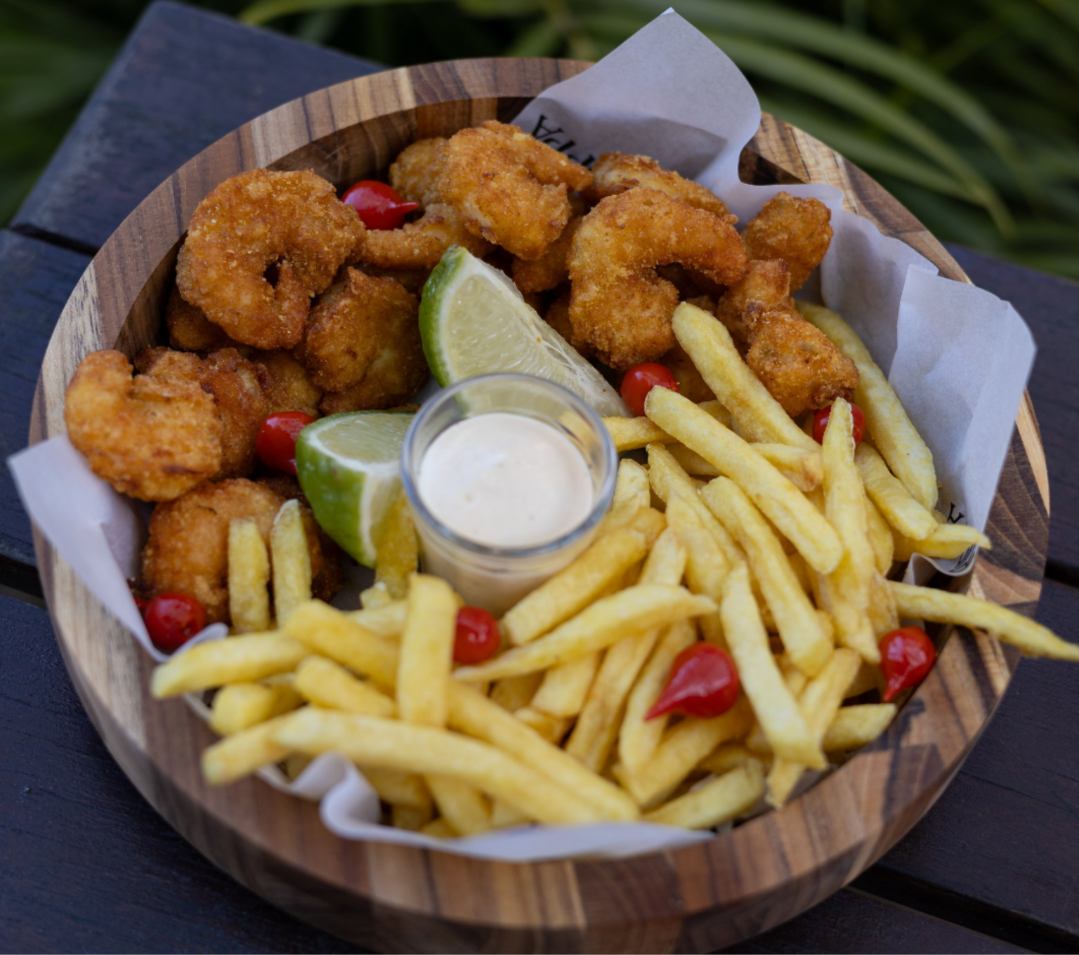 CAMARÃO COM FRITAS