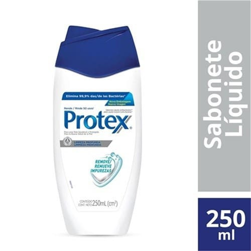 Sabonete Líquido Limpeza Profunda Original Protex 250ml