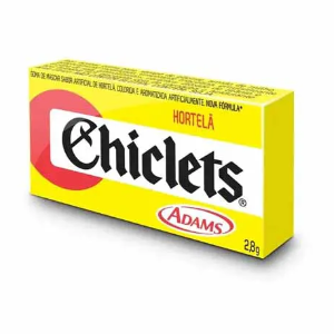 CHICLETE ADAMS HORTELA CAIXINHA 2,8G