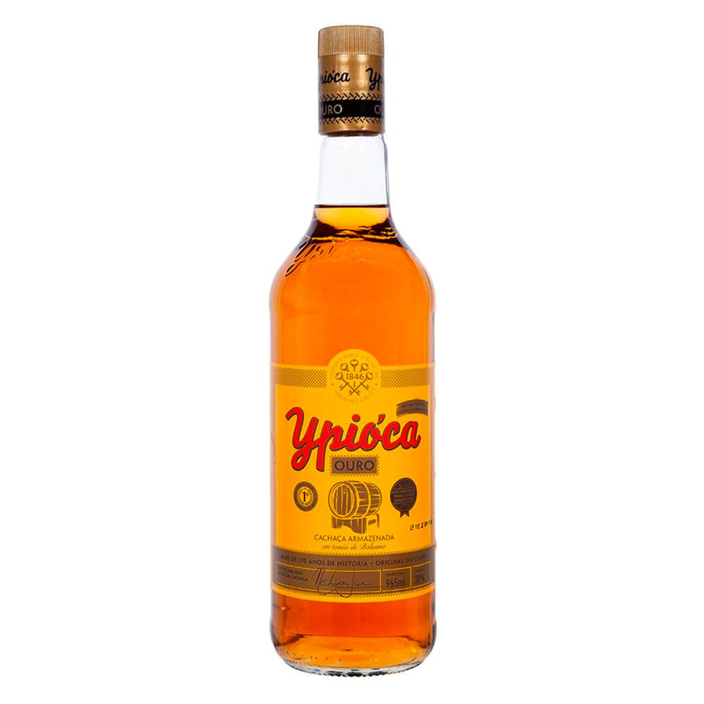 CACHACA YPIOCA OURO SPALHA 960ML