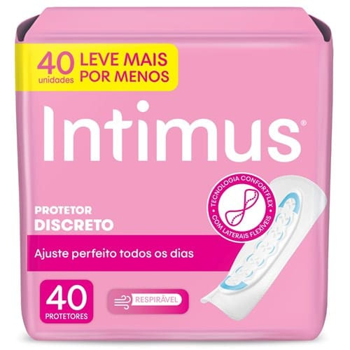Protetor Diário Discreto Ultrafino Intimus 40un