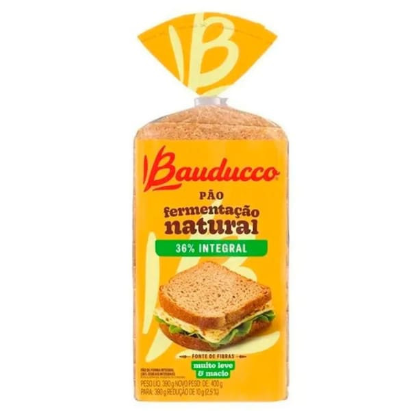 Pão de Forma 36% Integral Bauducco 390g