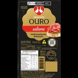 SALAME FATIADO PERDIGAO OURO 100G