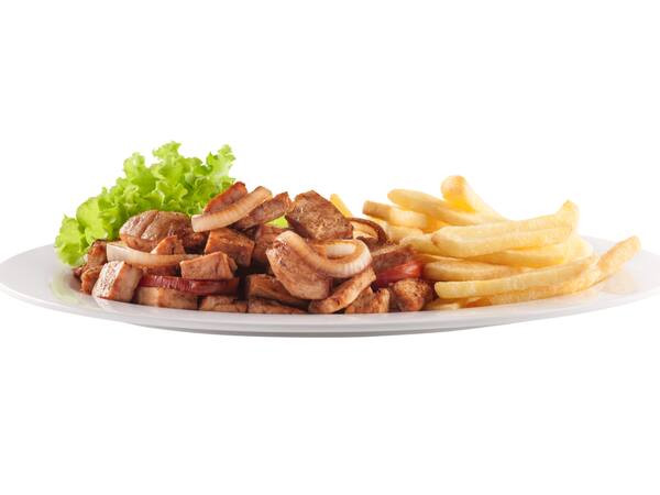 Filé de frango com acompanhamento