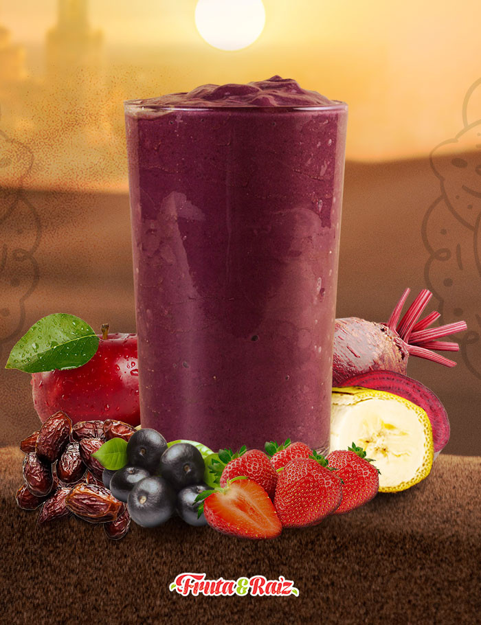 Acai, Banana e Leite