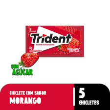 CHICLETE TRIDENT MORANGO 8GR