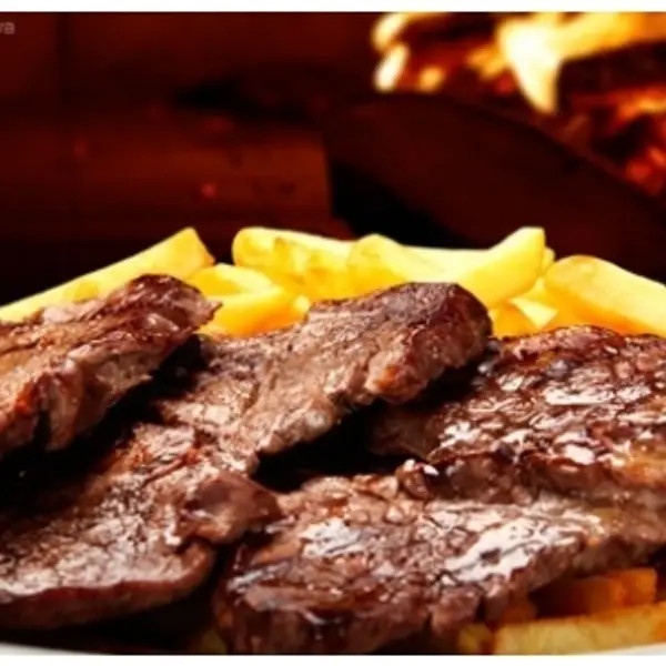 Maminha com fritas