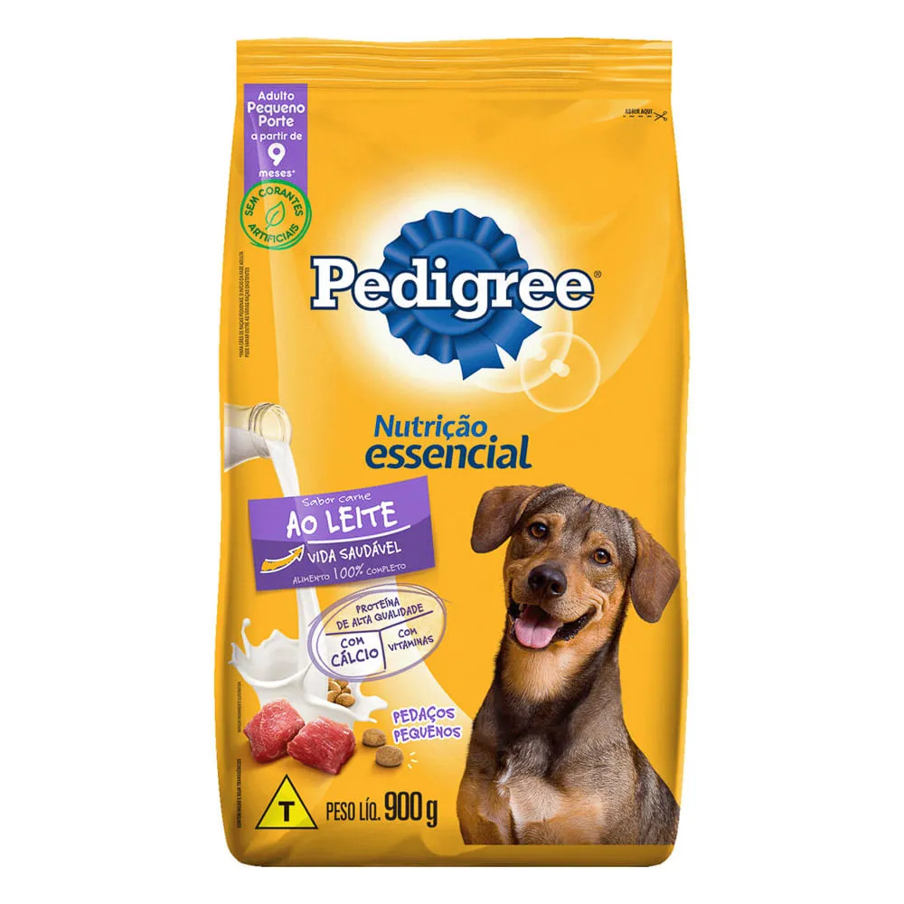 RAÇÃO PEDIGREE ADULTO PEQUENO PORTE CARNE cod 895AO LEITE 