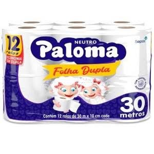 PAPEL HIGIENICO PALOMA 12 UND