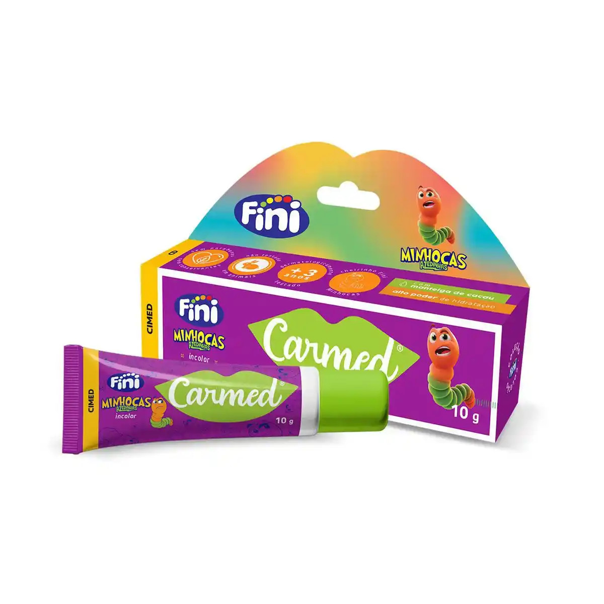 PROTETOR LABIAL CARMED FINI MINHOCAS AZEDINHAS 10G**