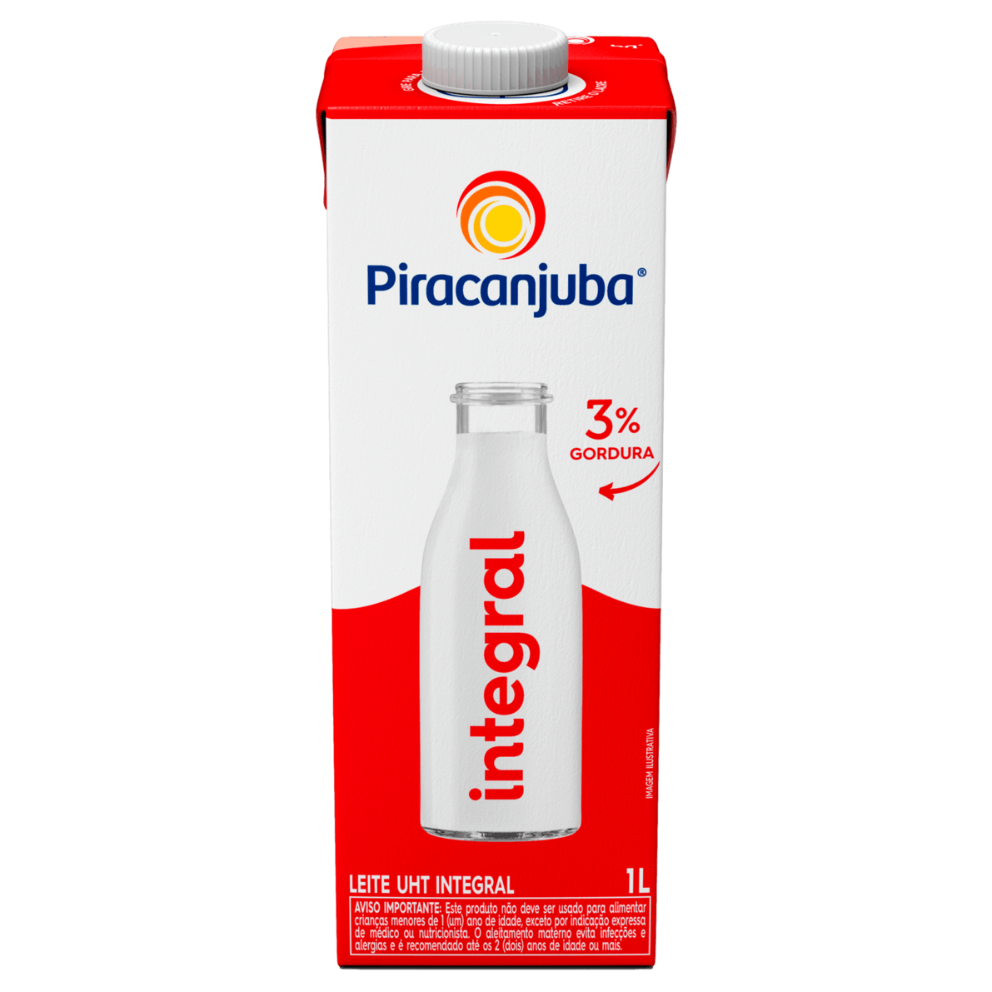 LEITE INTEGRAL PIRACANJUBA 1L