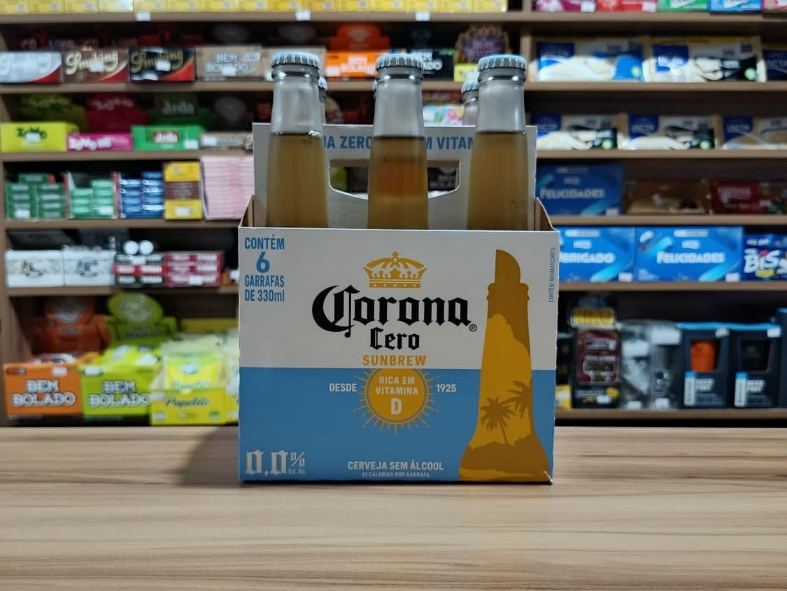 CERVEJA CORONA ZERO PACK LONG 330ML