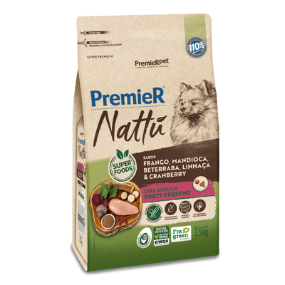 Premier Nattu Mandioca Porte Pequeno 2,5kg