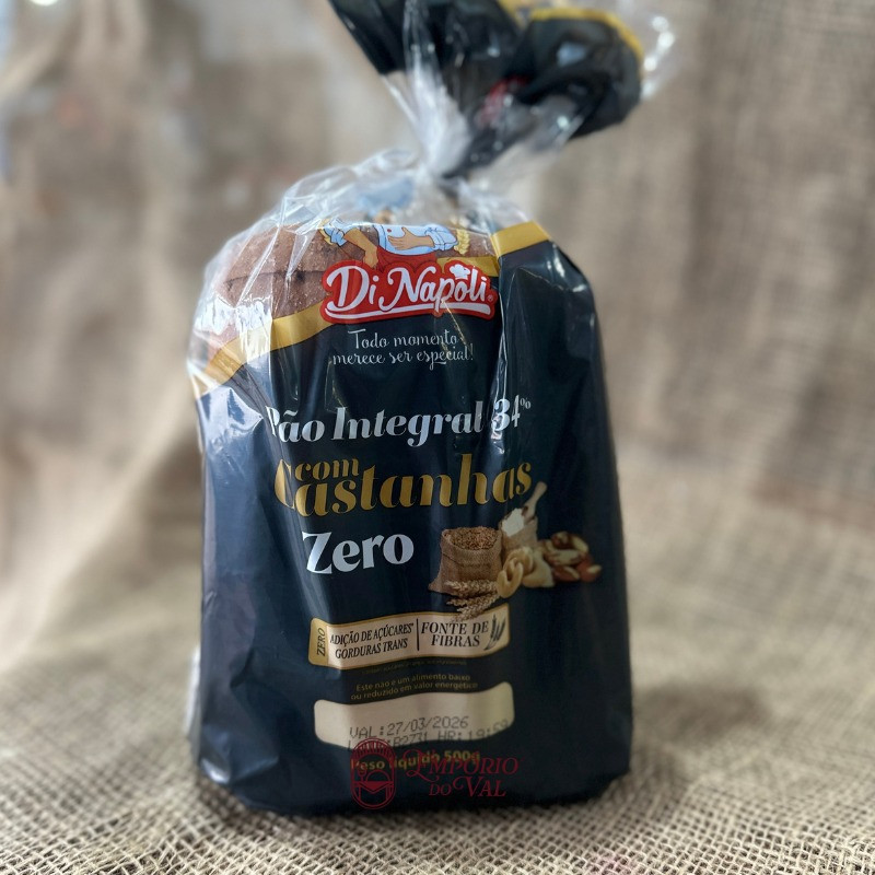 Pão Integral C/Castanhas