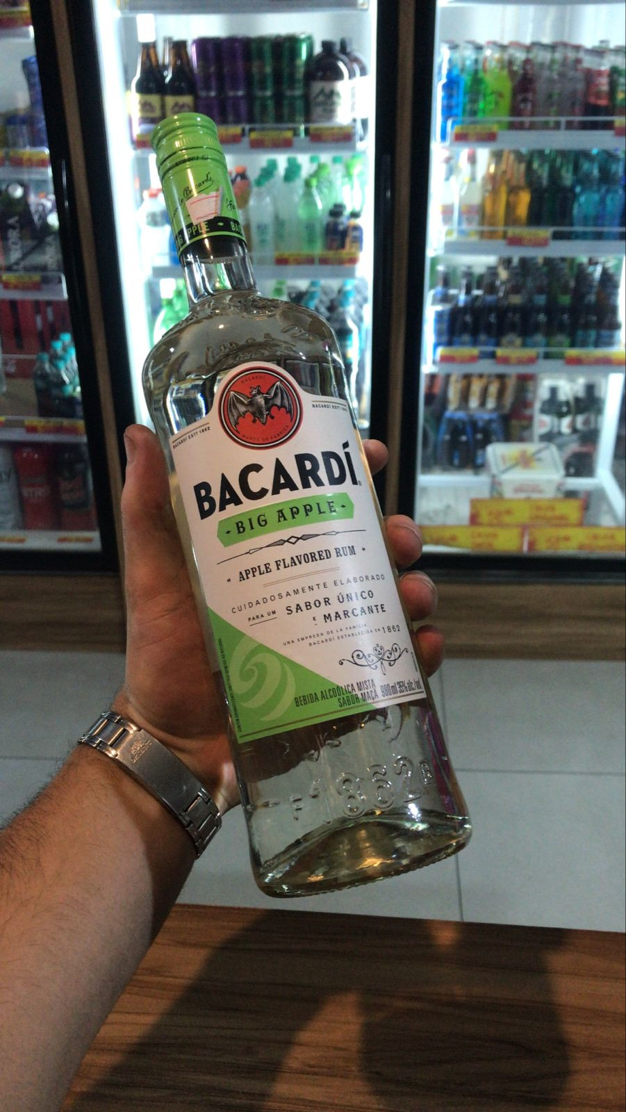 RUM BACARDI BIG APPLE 980ML