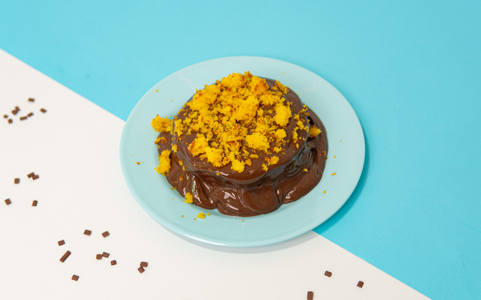 CENOURA COM BRIGADEIRO 