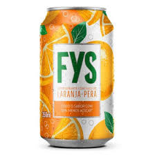 REFRIGERANTE FYS LARANJA-PERA LATA 350ML