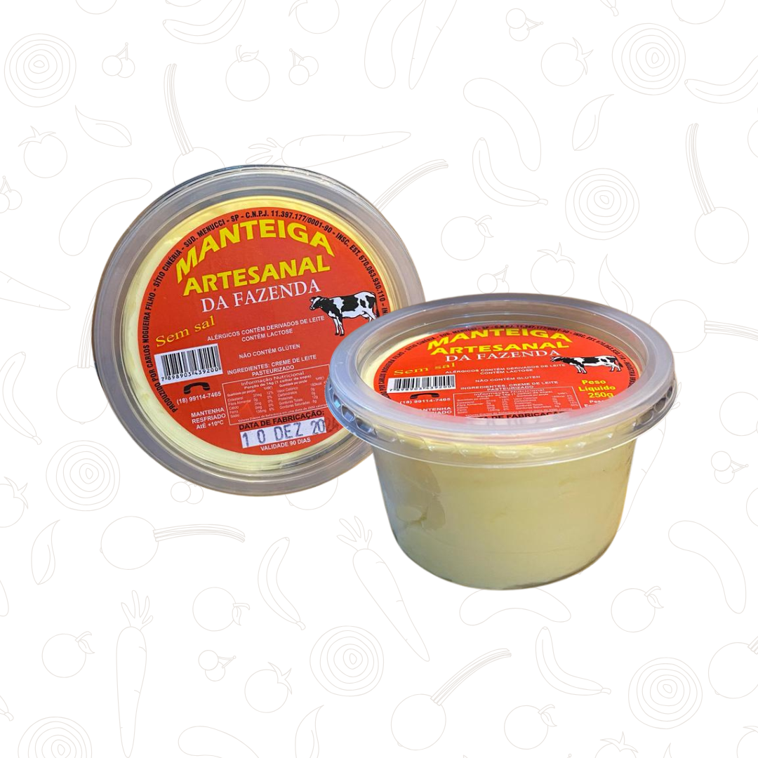 Manteiga Artesanal da Fazenda 250g