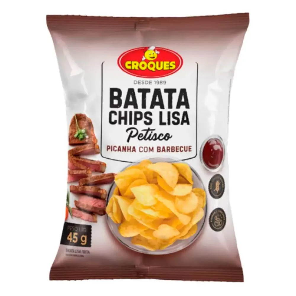 Batata Chips Lisa - Picanha com Barbecue 45g