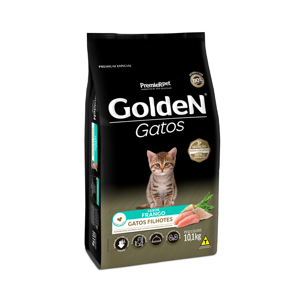 Golden Gatos Filhotes Frango 10kg