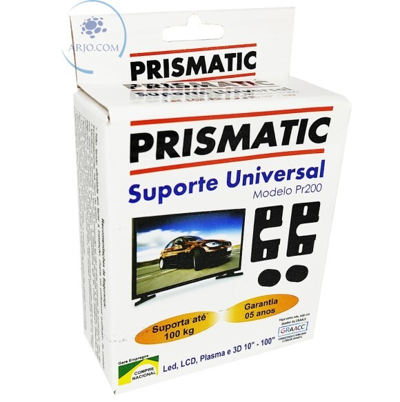 Suporte de TV Universal Pr200 LED, LCD, Plasma e 3D 10" a 100" - Prismatic