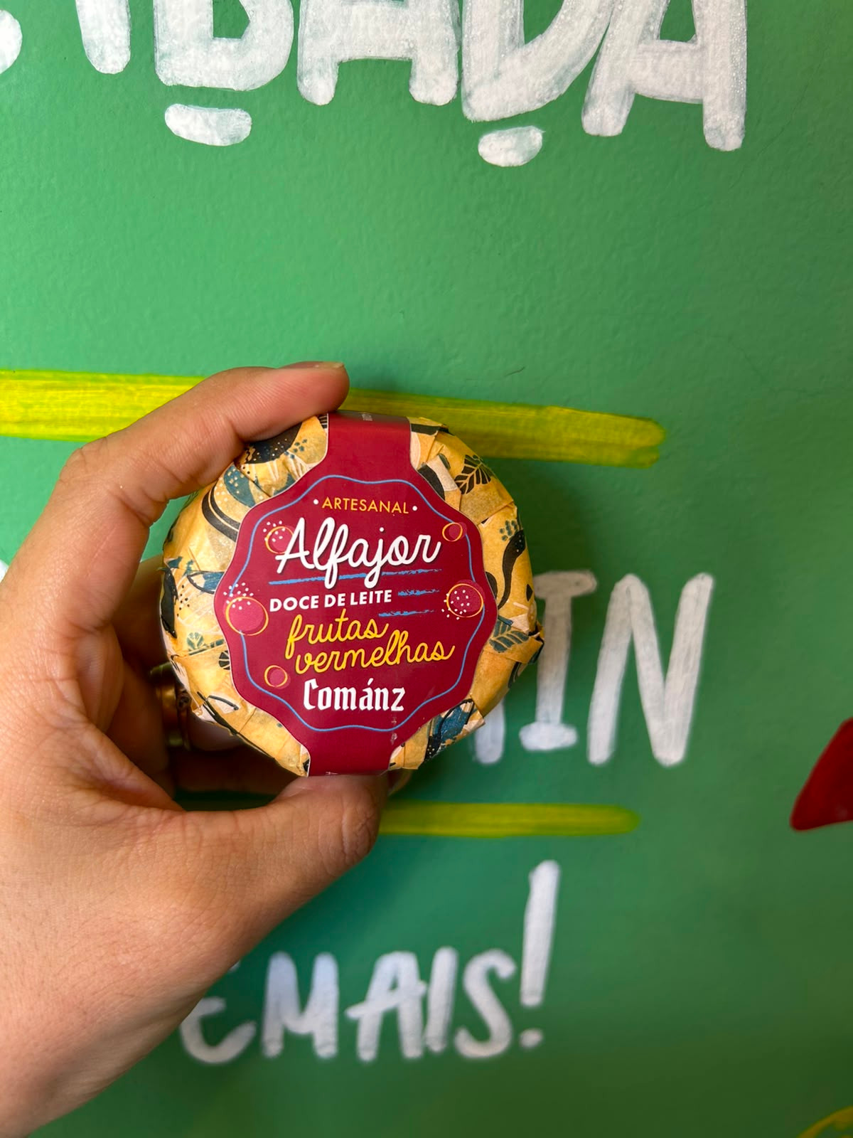 Alfajor Artesanal de  Frutas Vermelhas - 85g