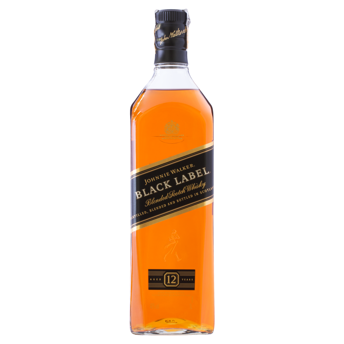 WHISKY JOHNNIE WALKER BLACK LABEL 12 ANO