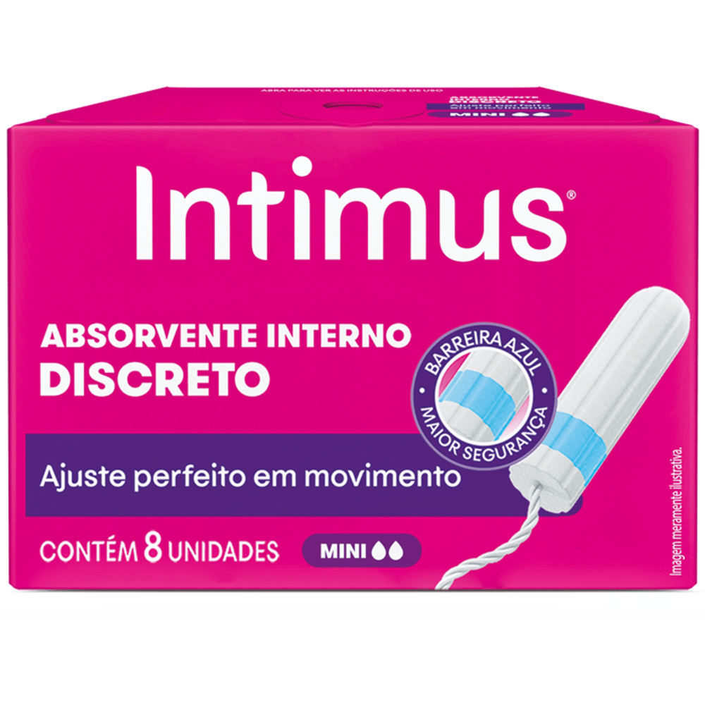 ABSORVENTE INTERNO INTIMUS MINI 8UN