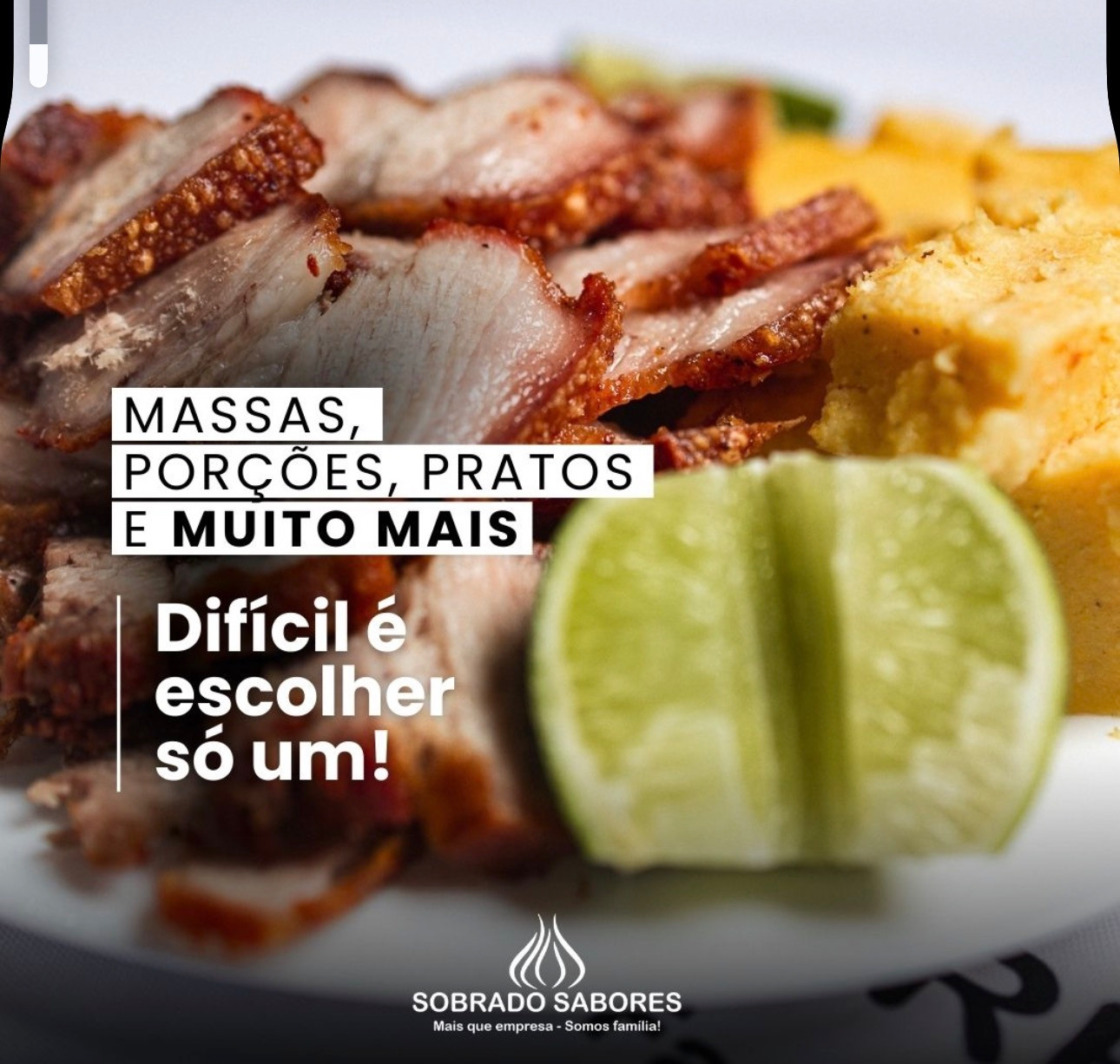 PORCAO MANDIOCA C/ TORRESMO