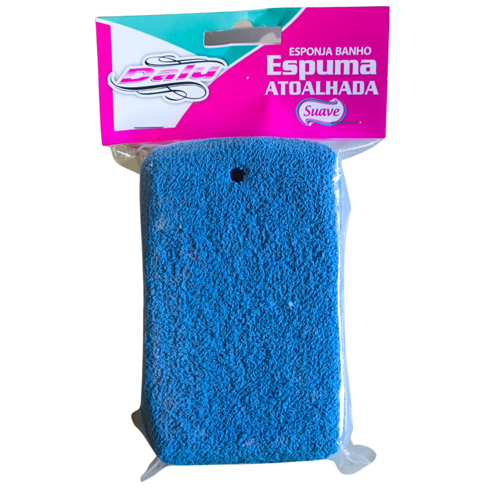 ESPONJA P/ BANHO DALU ATOALHADA