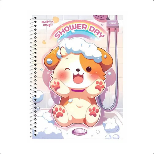 Caderno troppo melhor amigo 1 matéria 80 folhas 