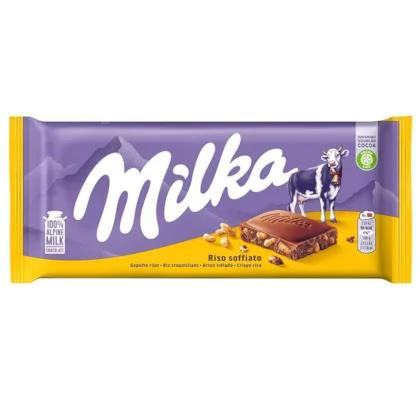 BARRAO MILKA 100G CRISPY RICE