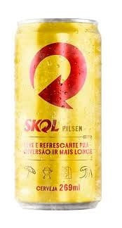 Cerveja Skol Pilsen Lata 269ml Pack
