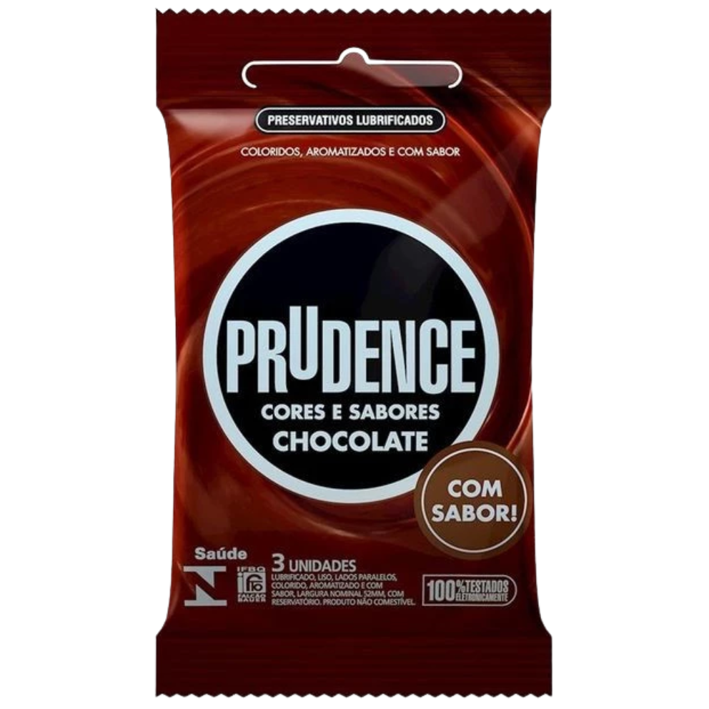 PRESERVATIVO PRUDENCE CHOCOLATE C/3UN