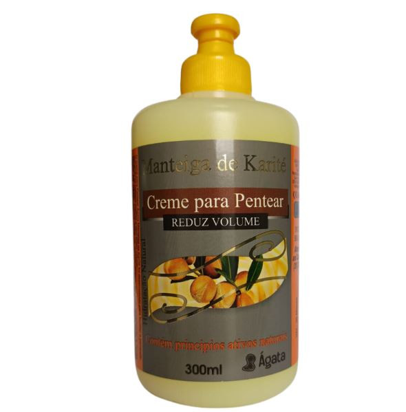 CREME DE PENTEAR MANTEIGA DE KARITE 300ML AGATA