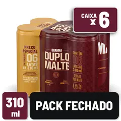 Cerveja Brahma Duplo Malte Lata 310ml  