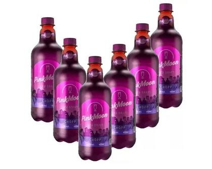 CHOPP DE VINHO PINK MOON 300ML PACK COM 6 UN