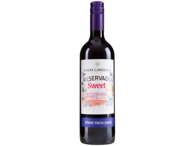 Vinho Tinto Suave Santa Carolina Reservado Chile 750ml 