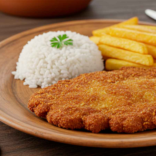 Peixe a milanesa