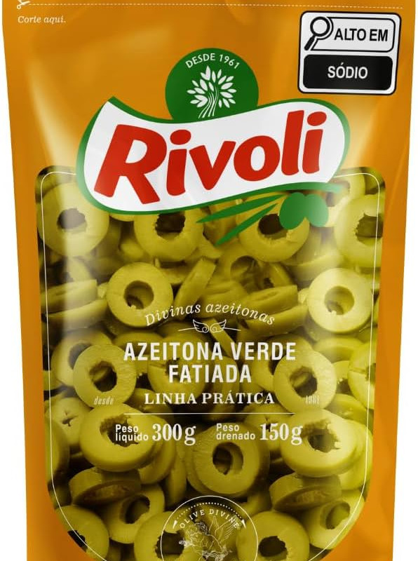 Azeitona Verde Rivoli Fatiada 150g