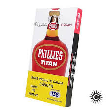 CHARUTO PHILLIES TITAN CONHAQUE CAIXA