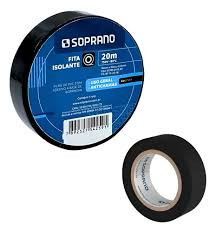 Fita Isolante Preta 18mmx20mt - Soprano