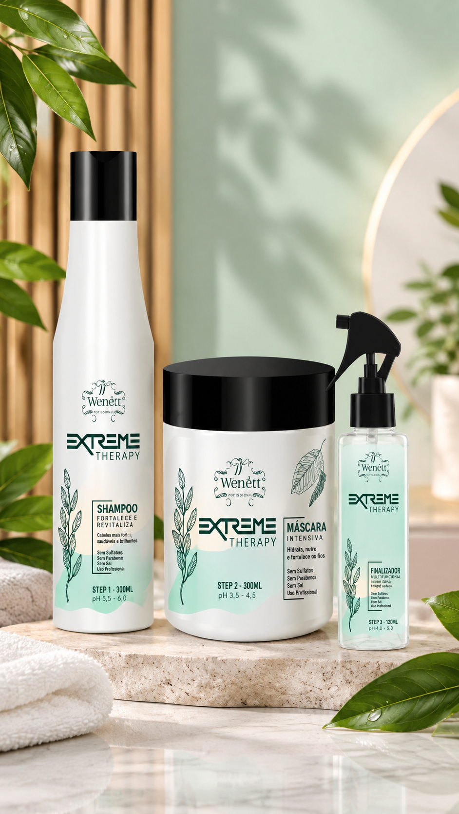 KIT MANUTENÇÃO EXTREME THERAPY WONDER C/ 3 PROD
