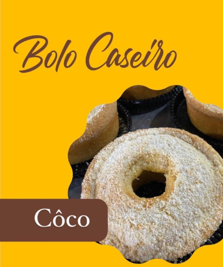 BOLO CASEIRO DE CÔCO