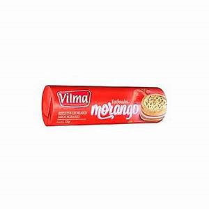 BISCOITO RECHEADO VILMA MORANGO 120G