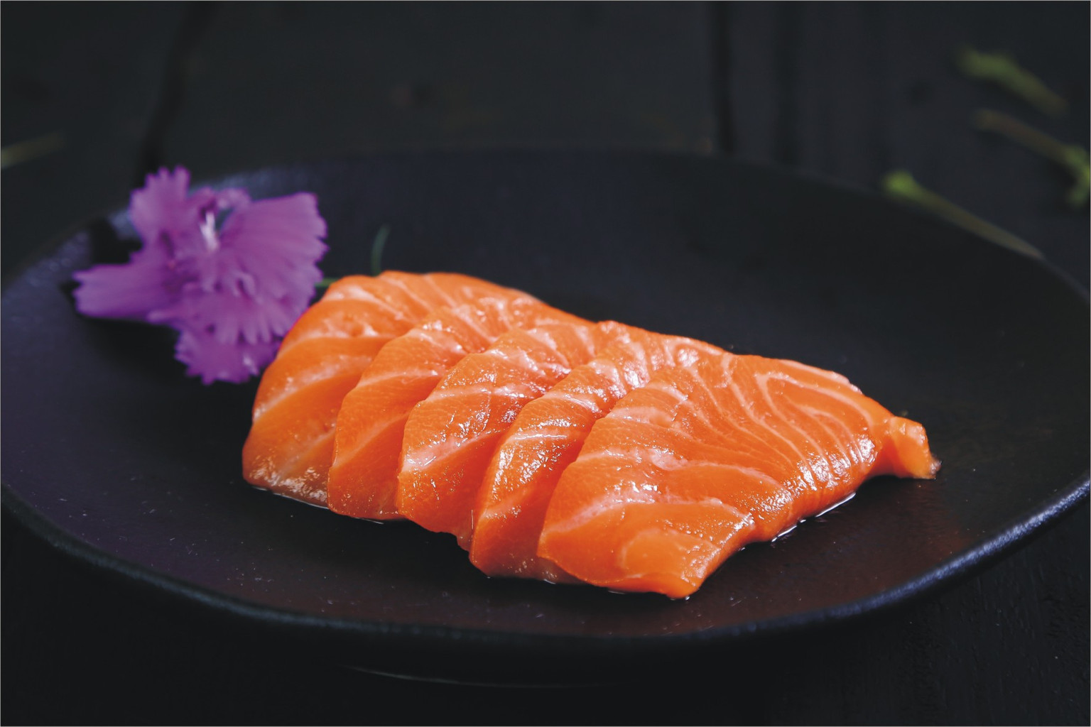 SASHIMI SALMÃO (5 LÂMINAS)