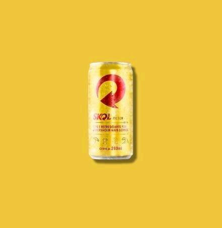 Cerveja Skol lata
