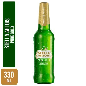 CERVEJA STELLA PURE GOLD LONG NECK 330ML